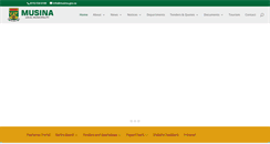 Desktop Screenshot of musina.gov.za
